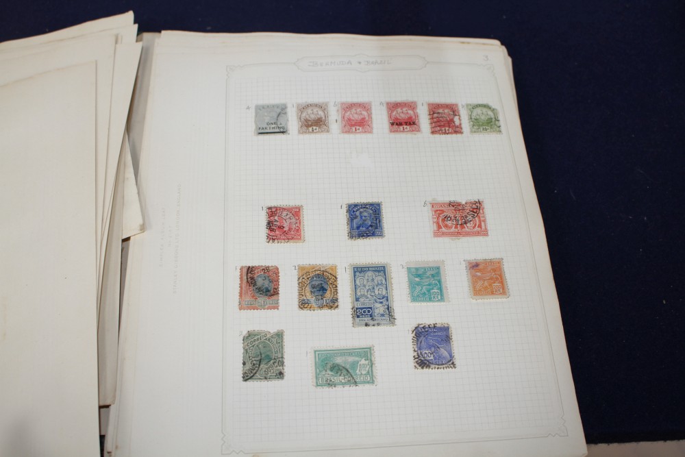 A World Stamp album, Victoria 1840 onwards including Penny reds